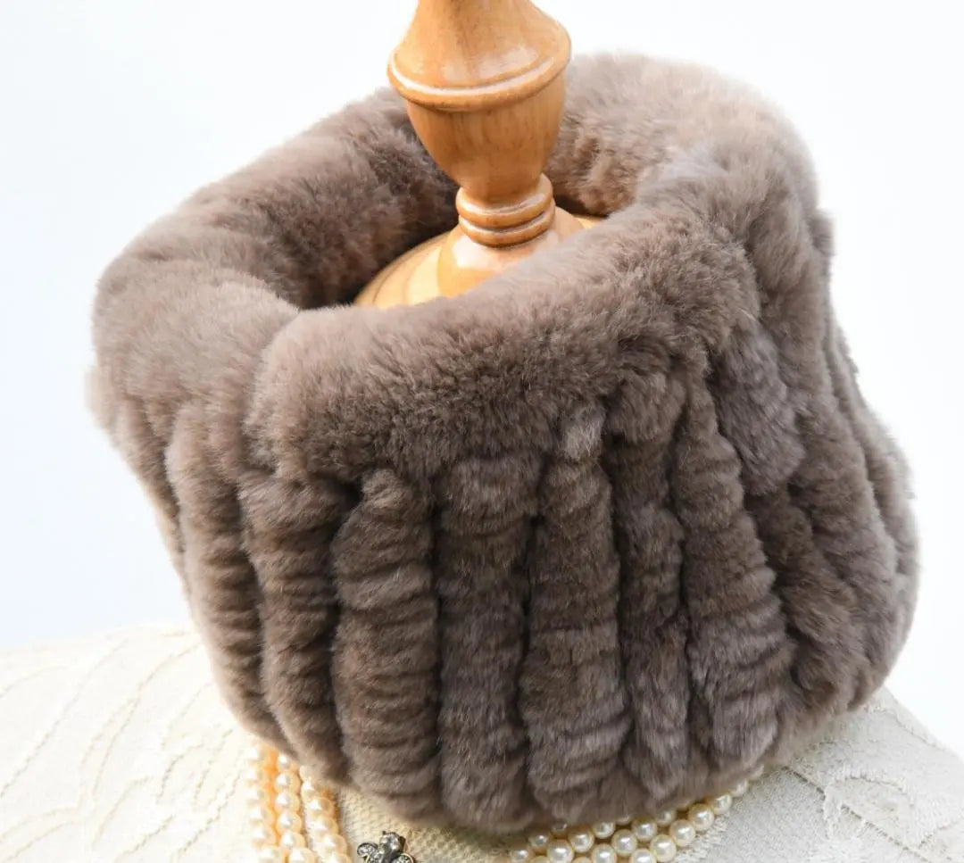 ◆New◆Limited Soft Fur Rex Braided◆Snood Fur