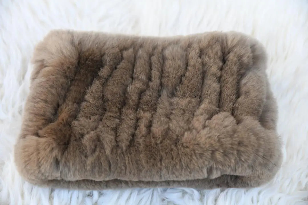 ◆New◆Limited Soft Fur Rex Braided◆Snood Fur