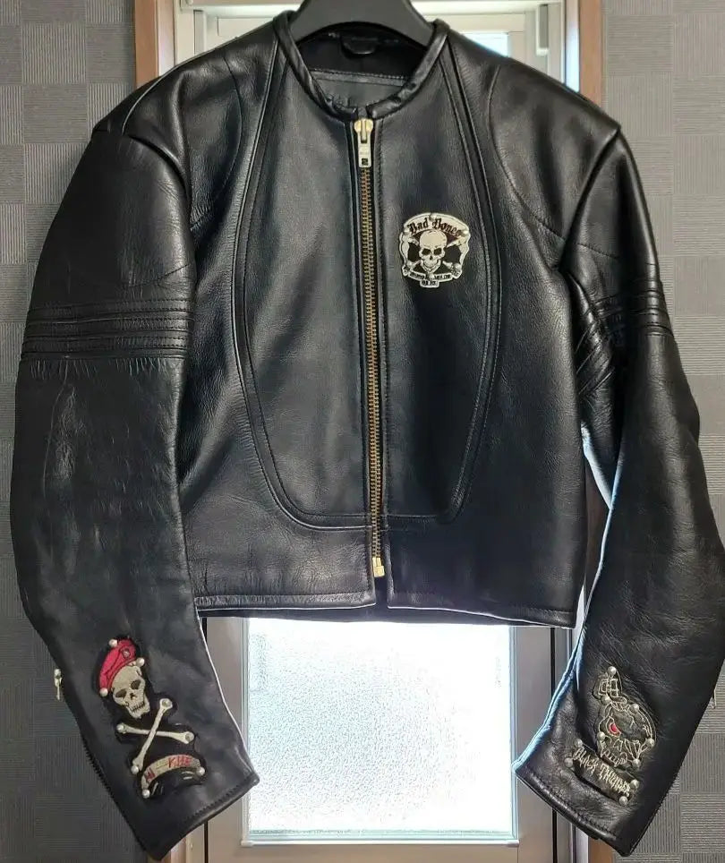 Leather Bikers Vintage Single Short Riders