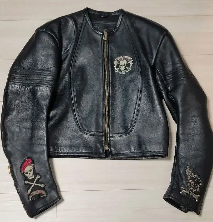 Leather Bikers Vintage Single Short Riders