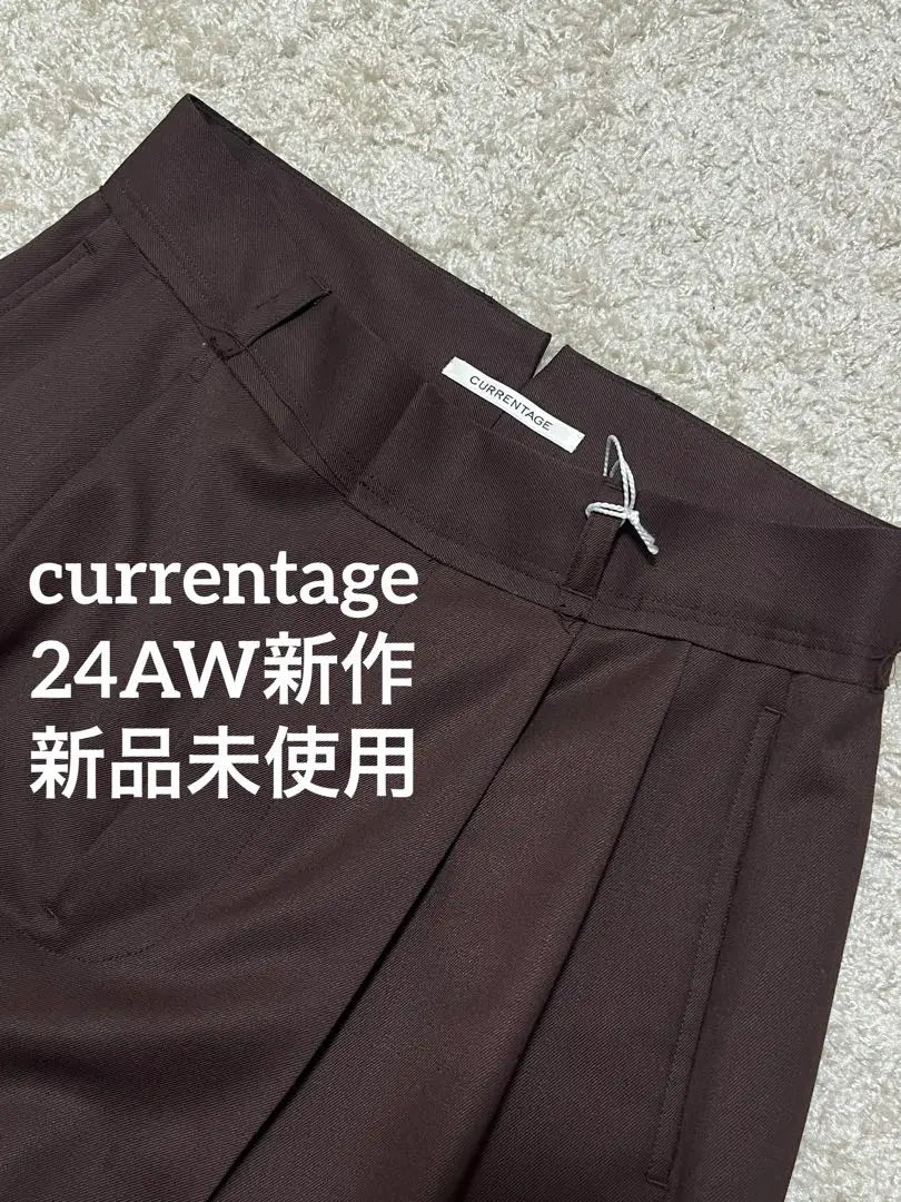 CURRENTAGE 24FW new slacks