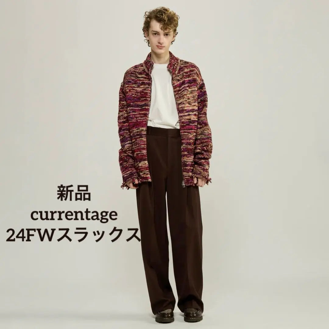 CURRENTAGE 24FW new slacks