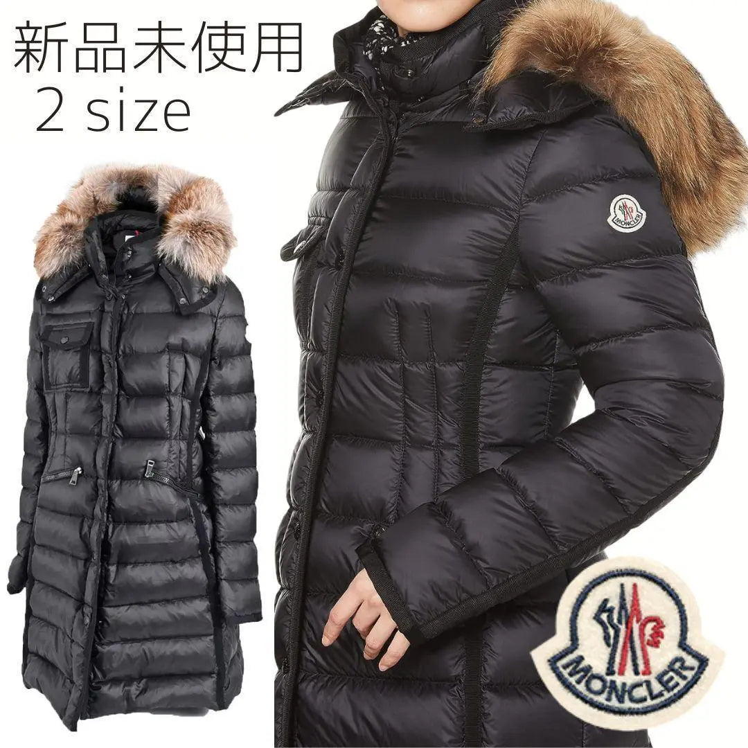 [Etiqueta sin usar incluida] Chaqueta de plumas MONCLER Elmifer TG2 negra