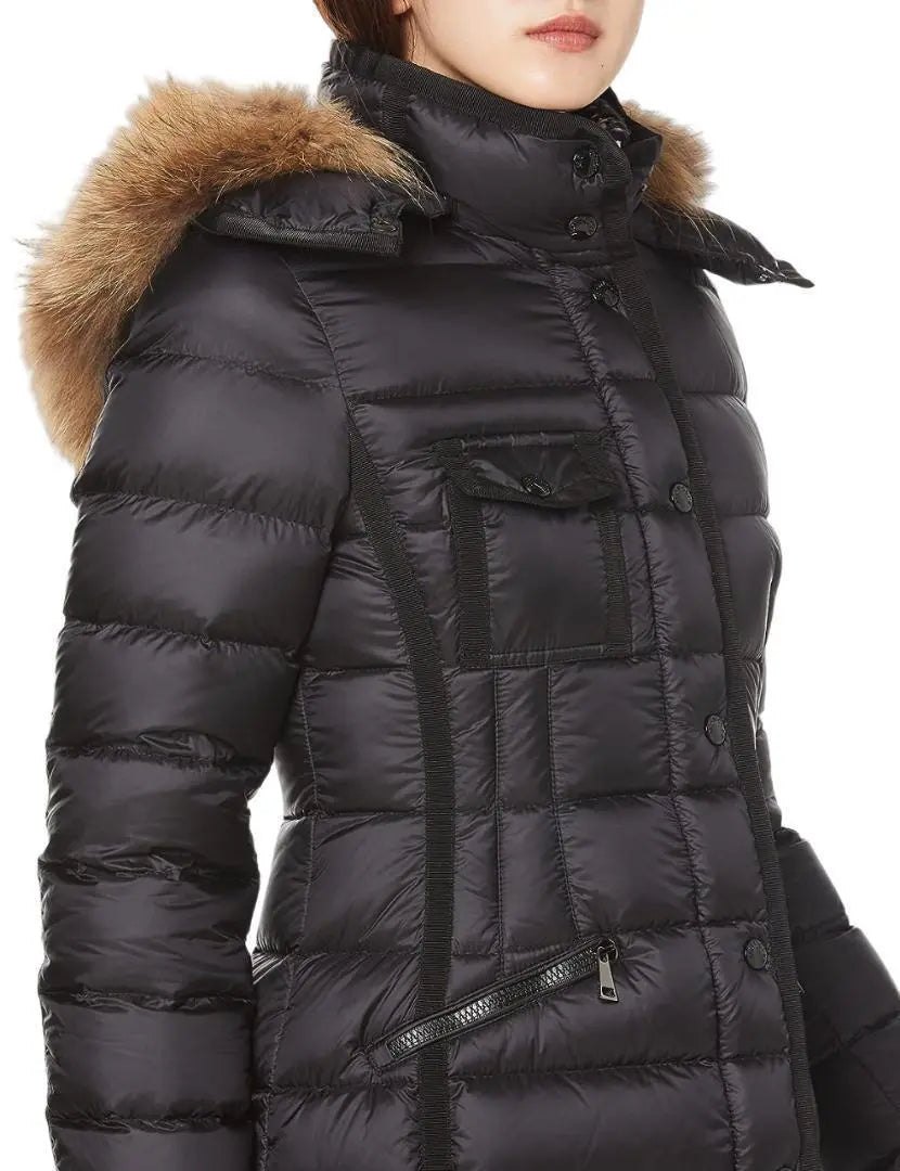 [Etiqueta sin usar incluida] Chaqueta de plumas MONCLER Elmifer TG2 negra