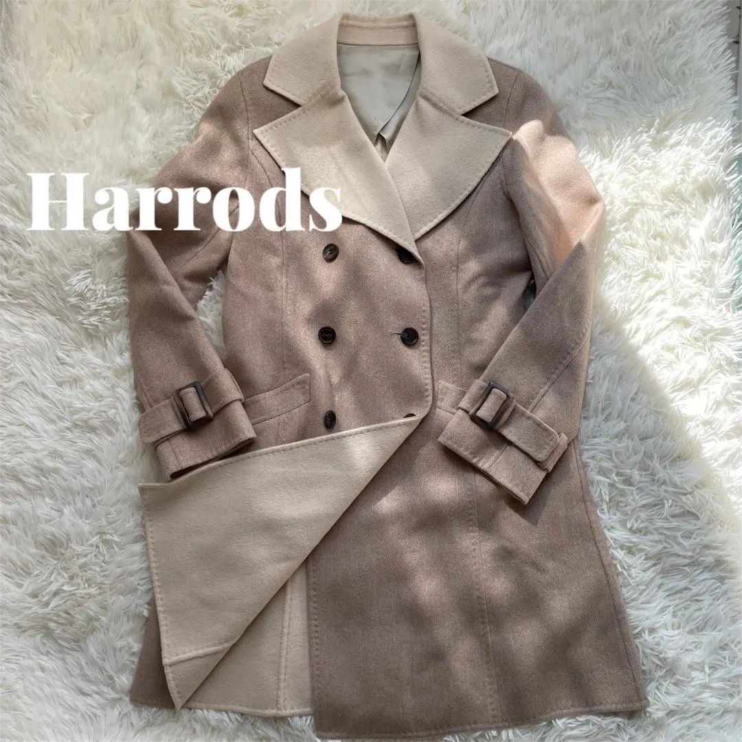 Harrods Angola Herringbone Double Face Double Chester Coat