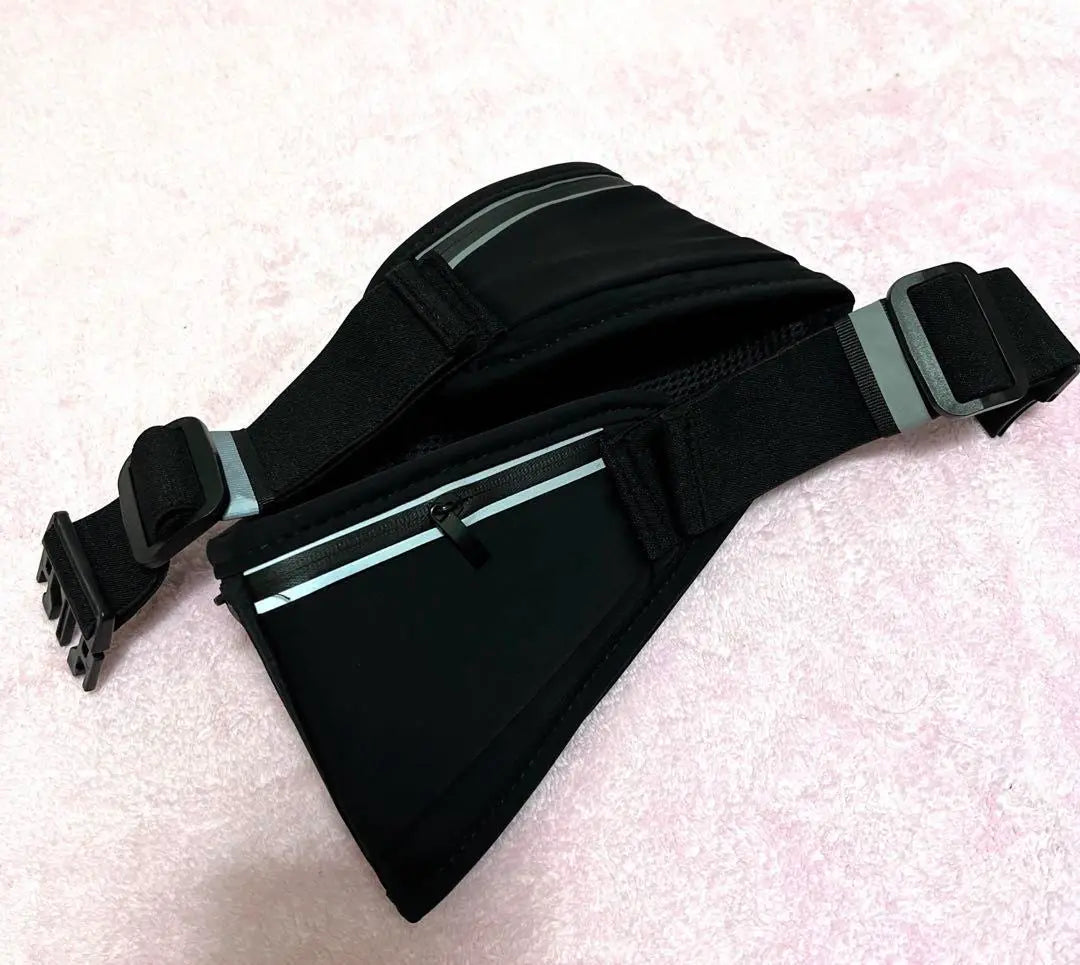 ☆ Waist bag ☆ Running porch that does not shake iPhone smartphone compatible lightweight | ☆ウエストバッグ ☆ランニングポーチ揺れない iPhone スマホ対応 軽量