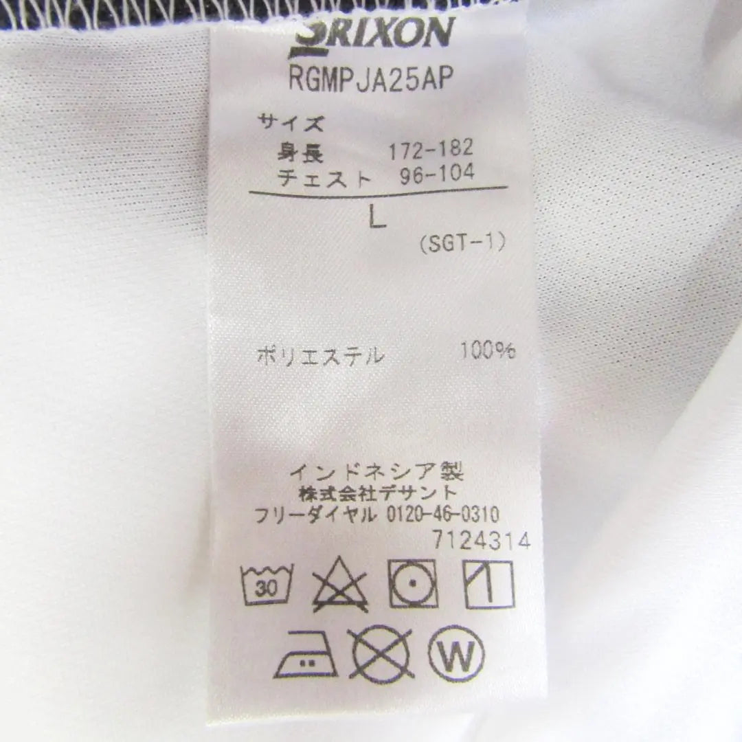 SRIXON ▼Golf Polo Shirt ▼White ▼L size