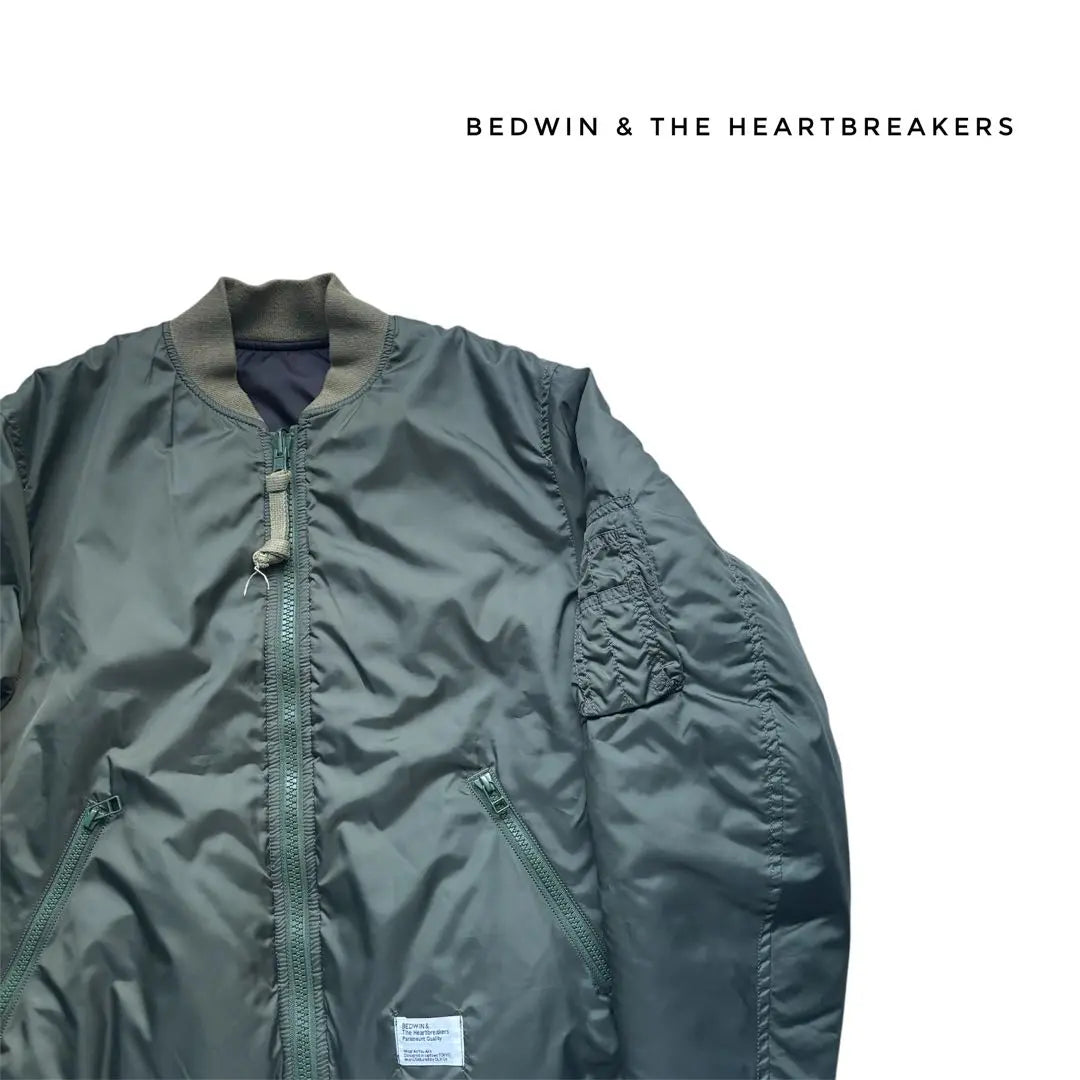 Chaqueta de vuelo reversible militar MA-1 de BEDWIN