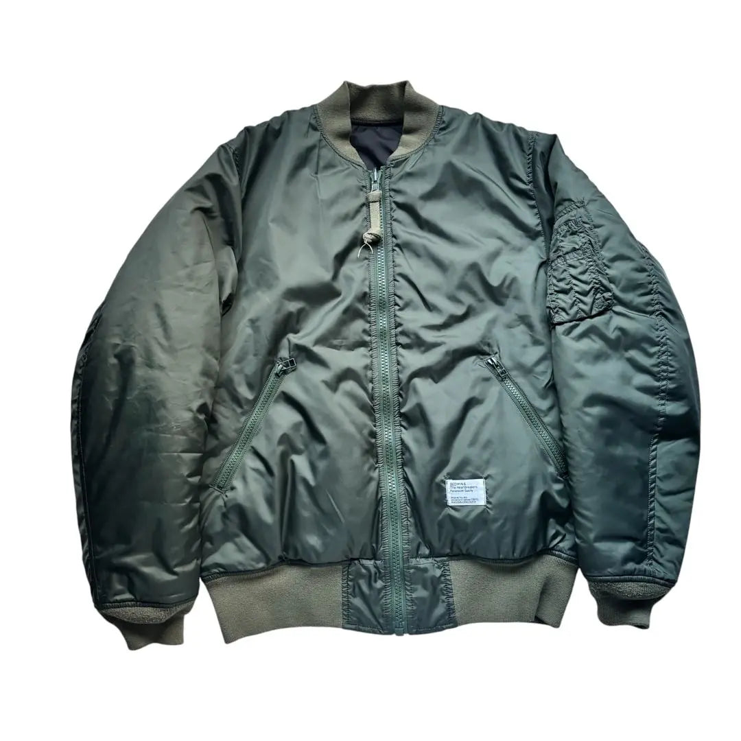 Chaqueta de vuelo reversible militar MA-1 de BEDWIN