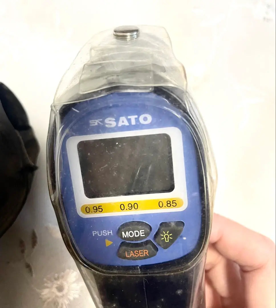 ◆Termómetro de radiación infrarroja SATO SK-8900 Estuche de transporte Sato Meter Manufacturing Co., Ltd.