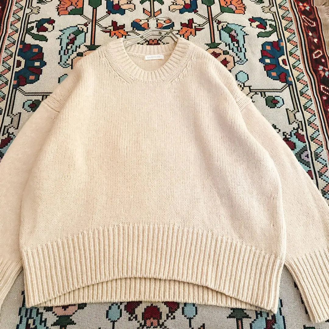 Galerie Vie Fine Wool Crew Neck Knit Sweater | GALERIE VIE ファインウール　クルーネック　ニット　セーター