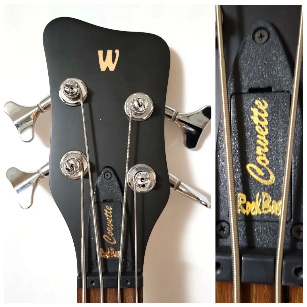 Productos hermosos Warwick Rockbass CORVETTE Corvette base de 4 cuerdas | 美品 Warwick RockBass Corvette コルベット 4弦ベース