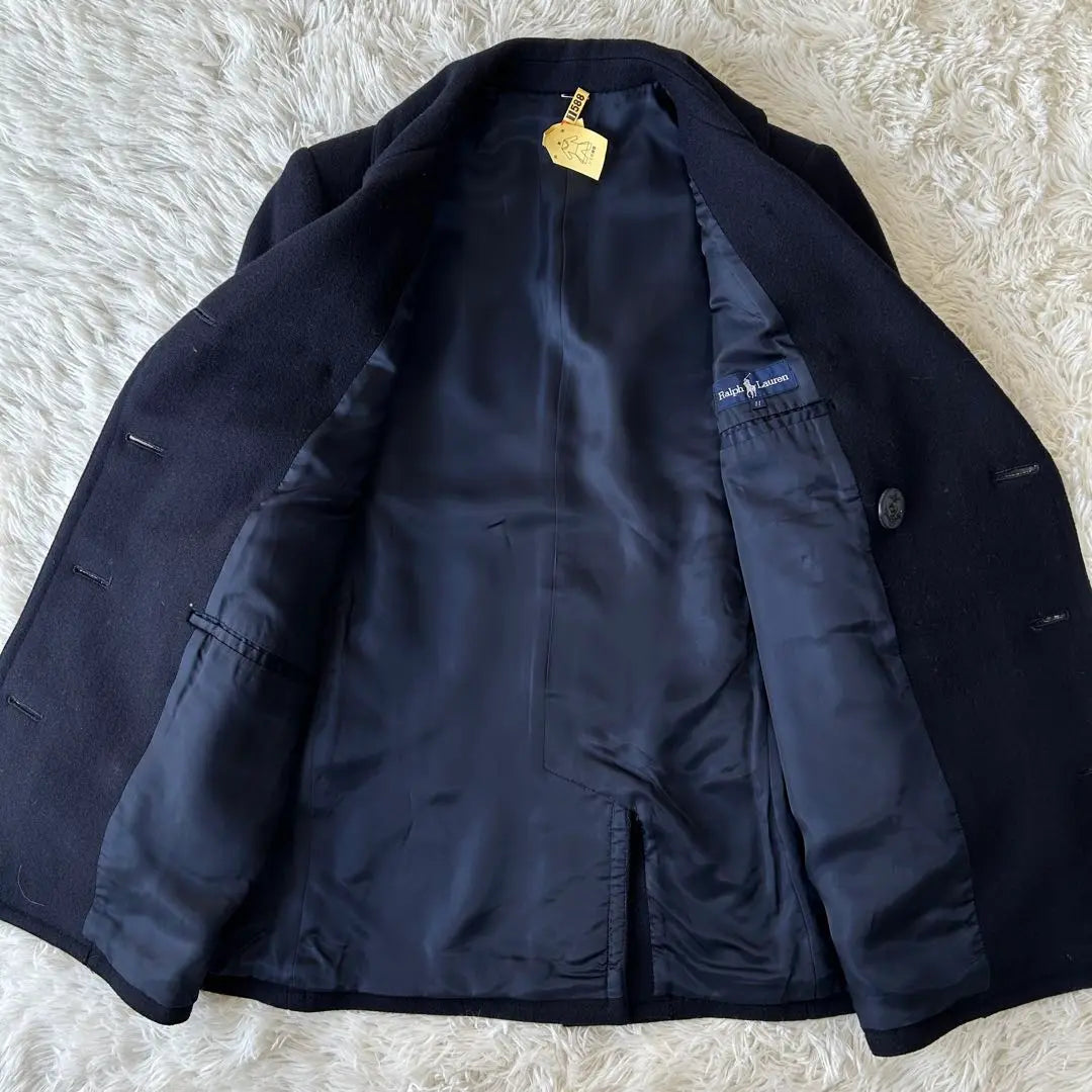 ⭐︎Good condition⭐︎Polo RalphLauren Wool Peacoat L size Navy