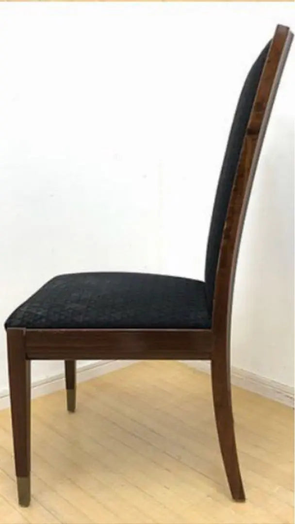 ② Karimoku Domani☆High Back Chair☆Black x Dark Brown with compensation, shipping included