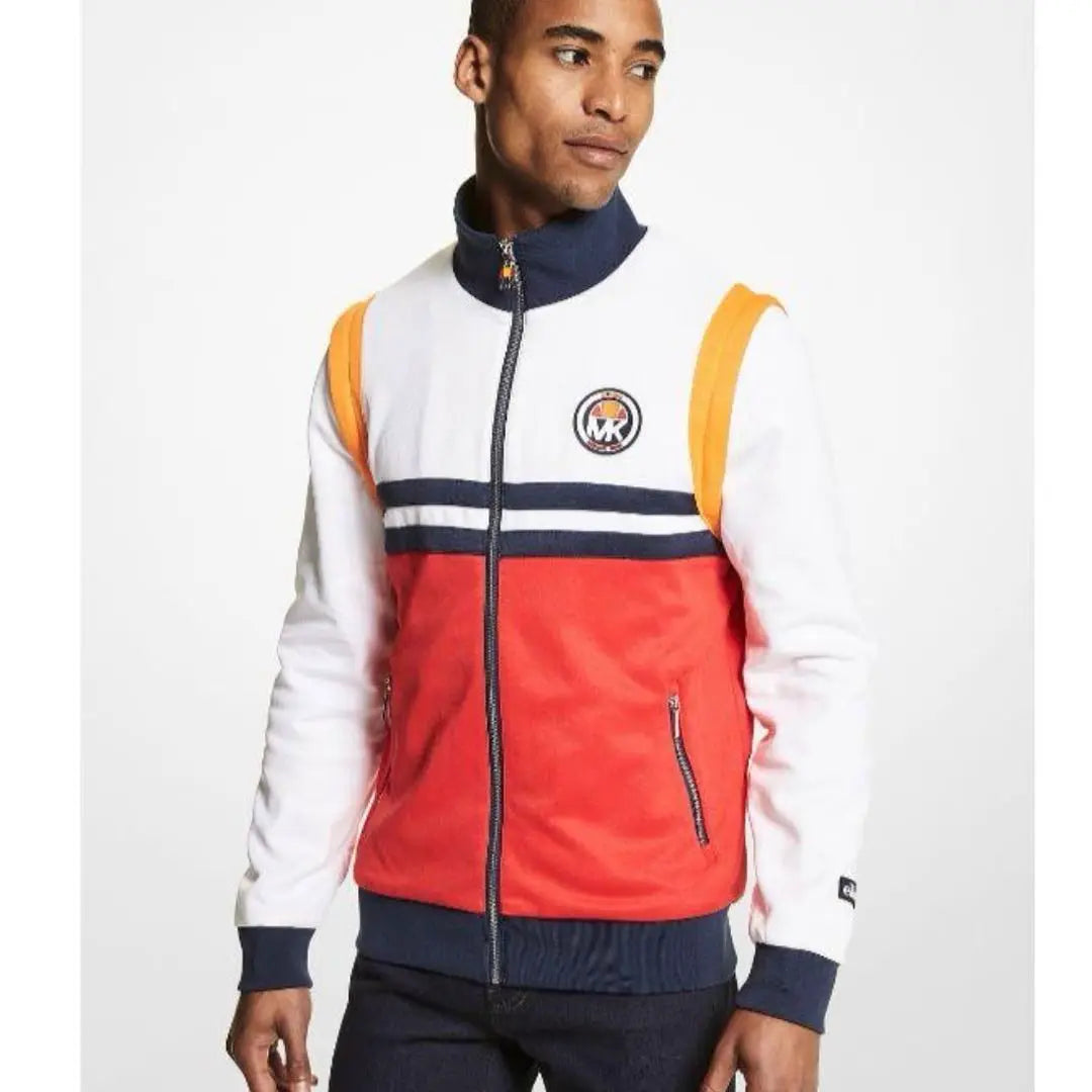 Brand new, unused tag included, Michael Kors x Ellesse collaboration track jacket, jersey