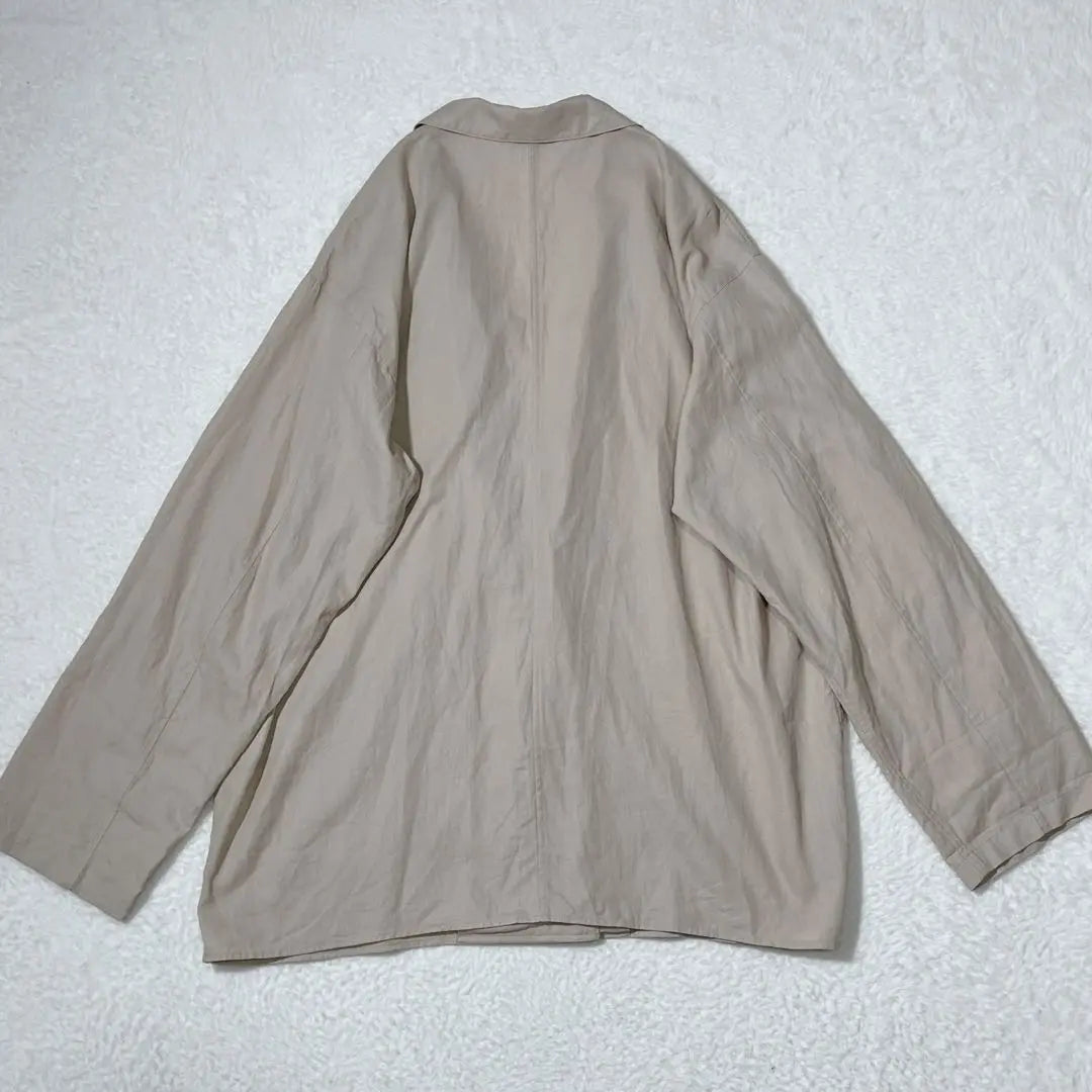 Spick and Span Sheer Cotton Twill Loose Jacket 24SS Beige