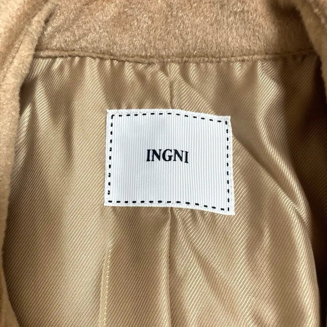 Brand new!! ️【INGNI】 ING Women's Coat with Belt Camel Size M