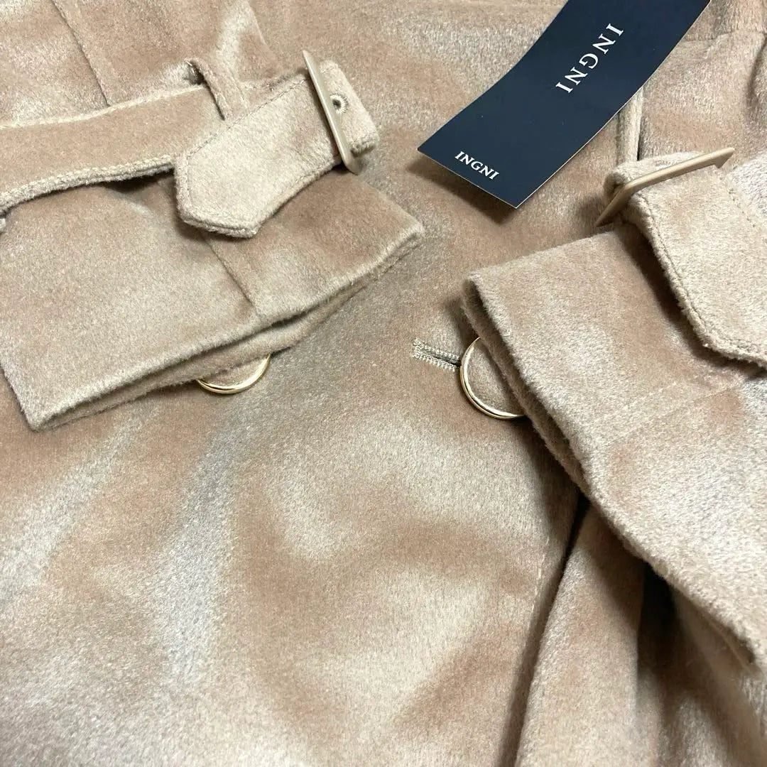 Brand new!! ️【INGNI】 ING Women's Coat with Belt Camel Size M