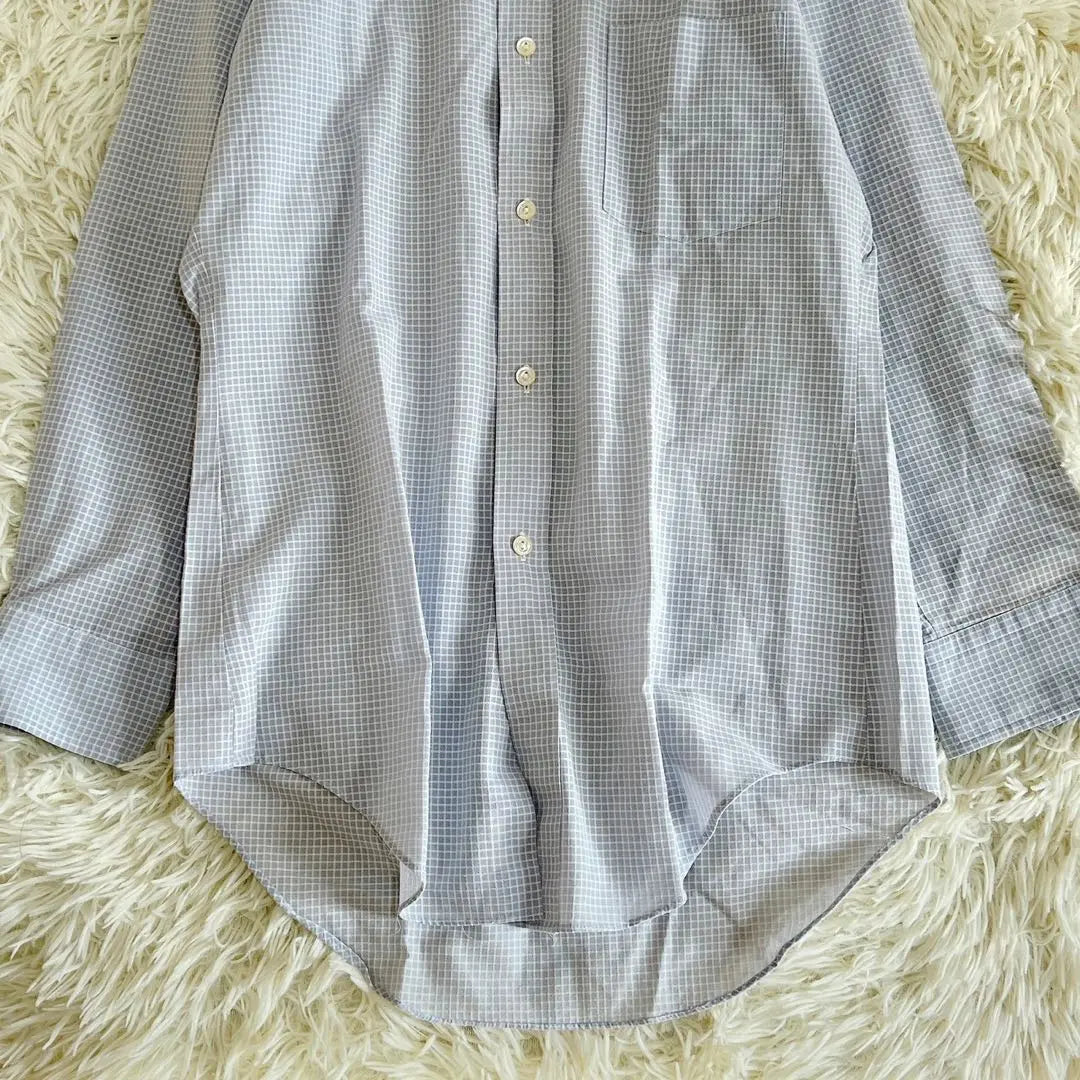 《EXECUTIVE》 CHOYA (38) Block check shirt cotton poly