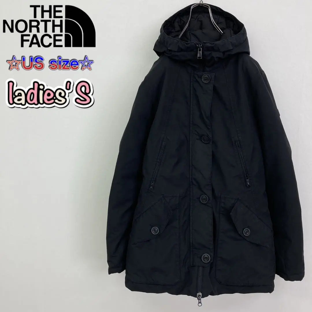 Abrigo de plumas North Face US Standard HYVENT para mujer, color negro, talla M