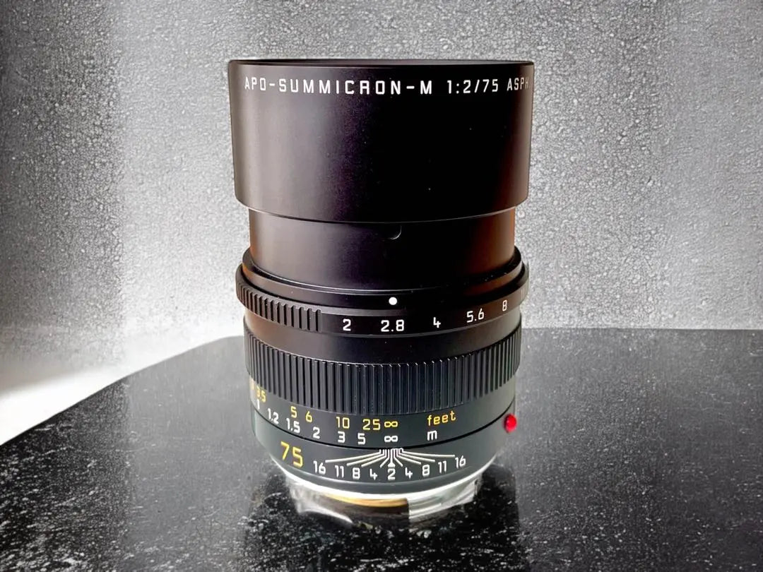 Casi nuevo Leica Apo Summicron 75mm F2 ASPH 6bit Hecho en Alemania | ほぼ新品 ライカ アポ ズミクロン 75 mm f2 ASPH 6 bits