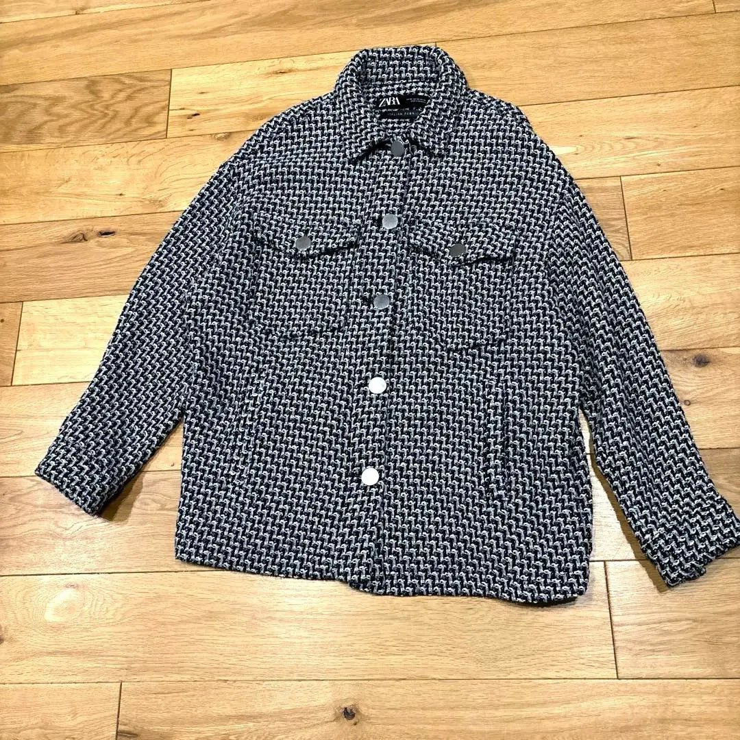 [ZARA]✳︎Cute tweed jacket✳︎XSsize✳︎Italian fabric