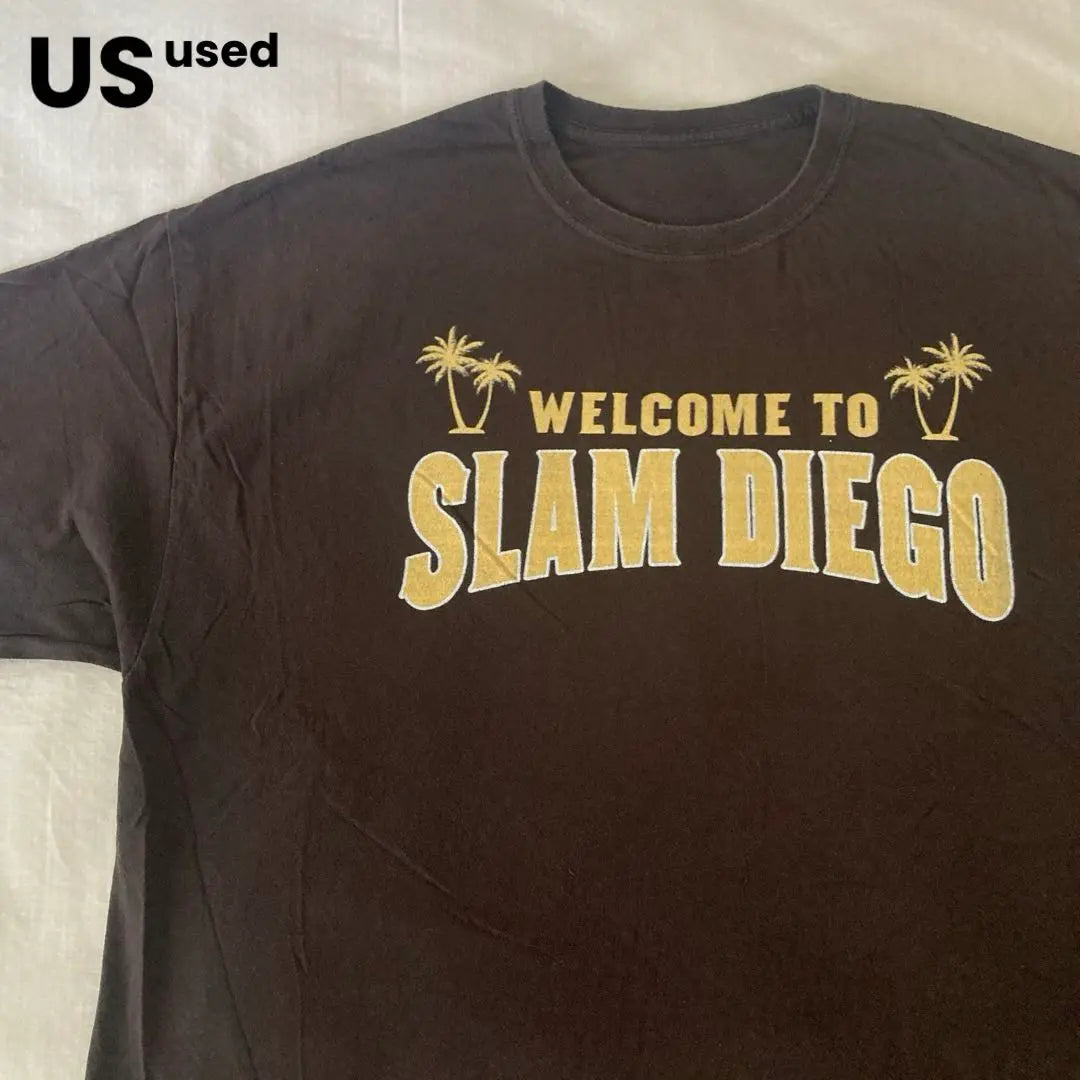 Ropa usada de EE. UU. SLAM DIEGO MLB San Diego Big T -shirt | US古着 SLAM DIEGO MLB サンディエゴ ビッグ Tシャツ