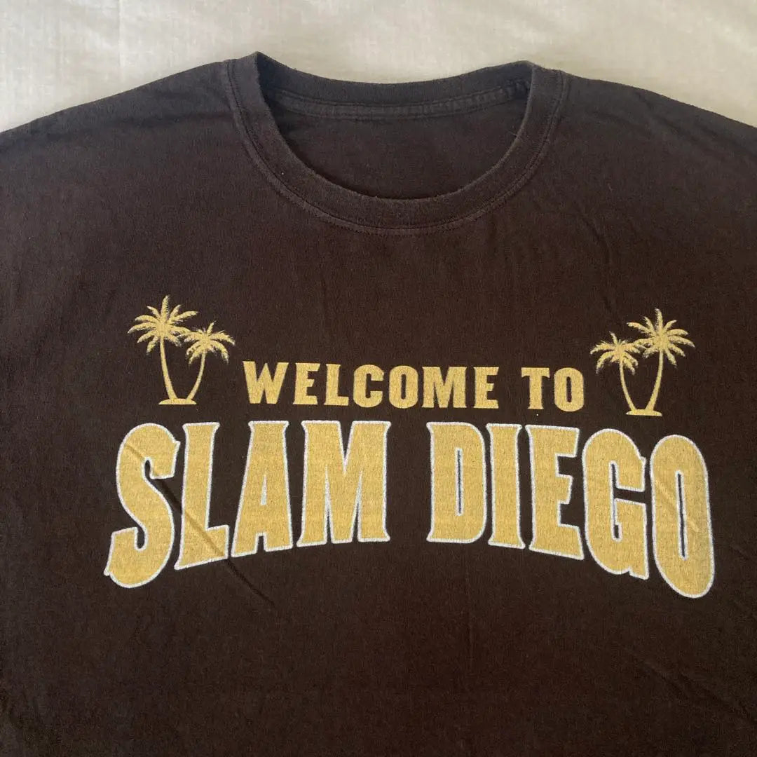 Ropa usada de EE. UU. SLAM DIEGO MLB San Diego Big T -shirt | US古着 SLAM DIEGO MLB サンディエゴ ビッグ Tシャツ