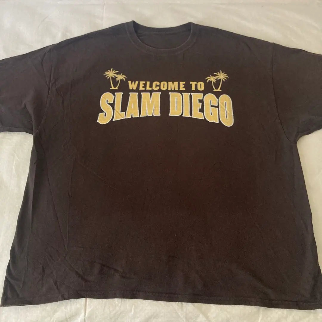 Ropa usada de EE. UU. SLAM DIEGO MLB San Diego Big T -shirt | US古着 SLAM DIEGO MLB サンディエゴ ビッグ Tシャツ