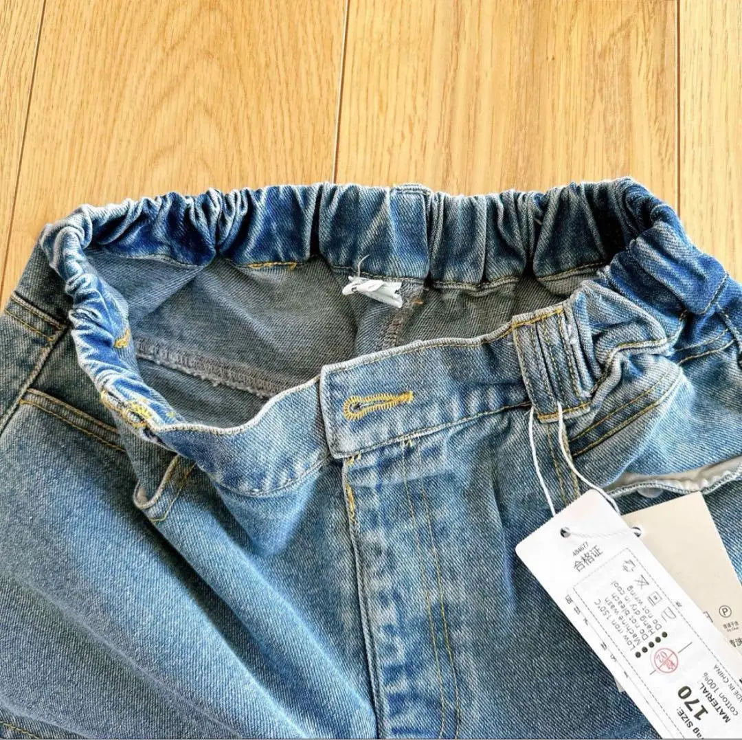 ❤️New and unused❤️Kids denim pants shorts 170