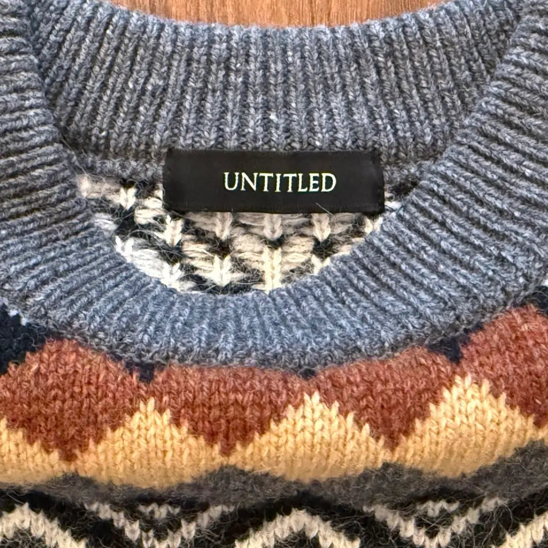 UNTITLED Knit sweater Winter item