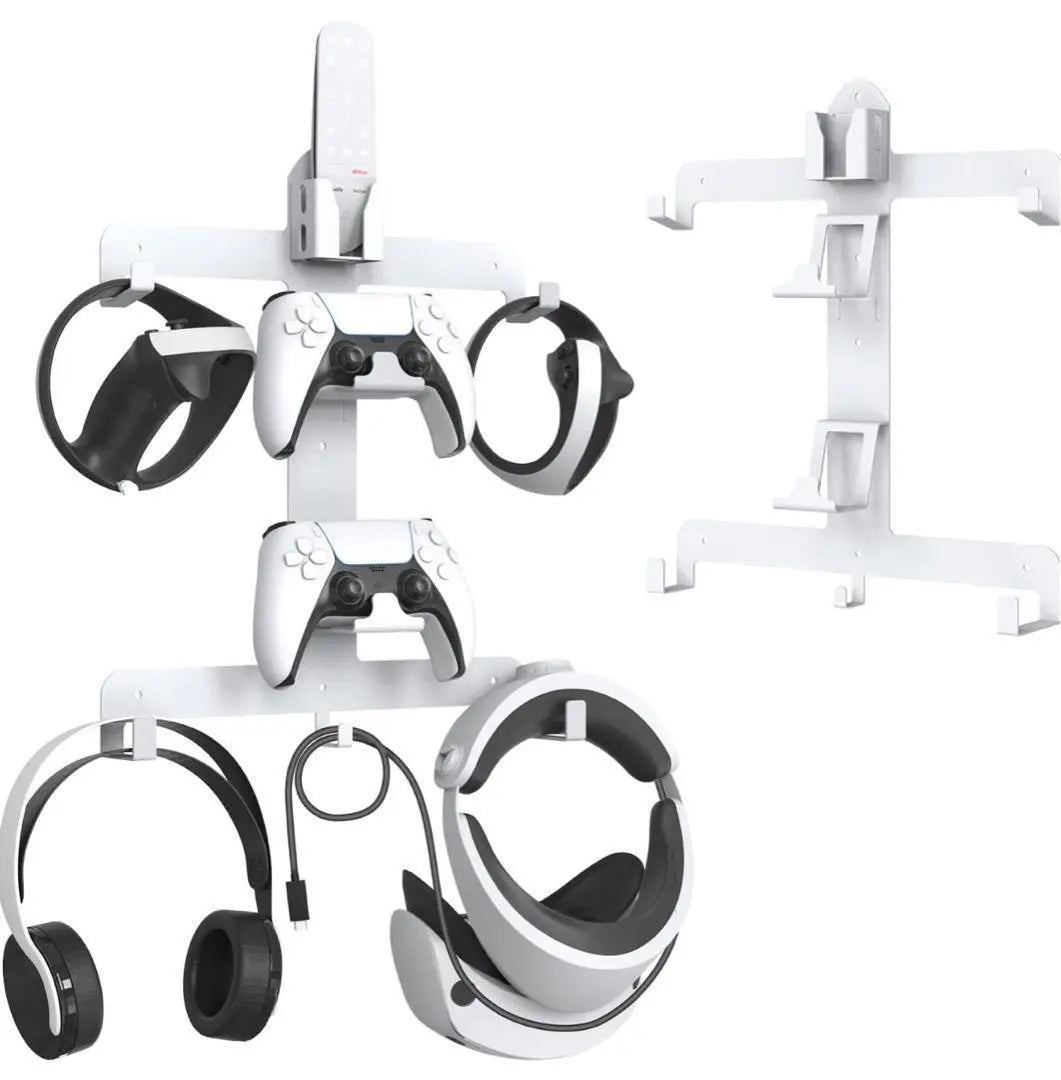 Storage stand for PS VR2, wall hanging bracket, controller, headphones, storage, new | PS VR2用収納スタンド 壁掛け金具 コントローラー ヘッドフォン 収納 新品