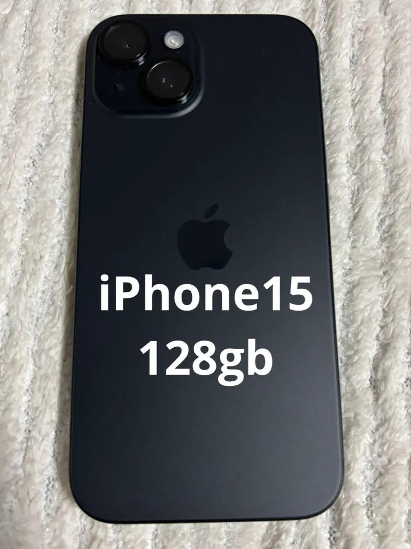 Apple iPhone 15 128GB Midnight Main unit Maximum capacity 98%