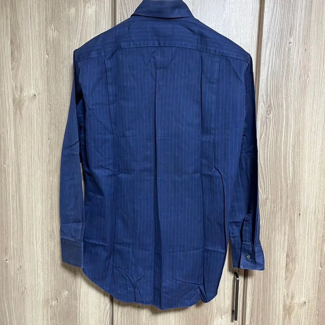 Paul Smith M size long sleeve shirt dark blue striped