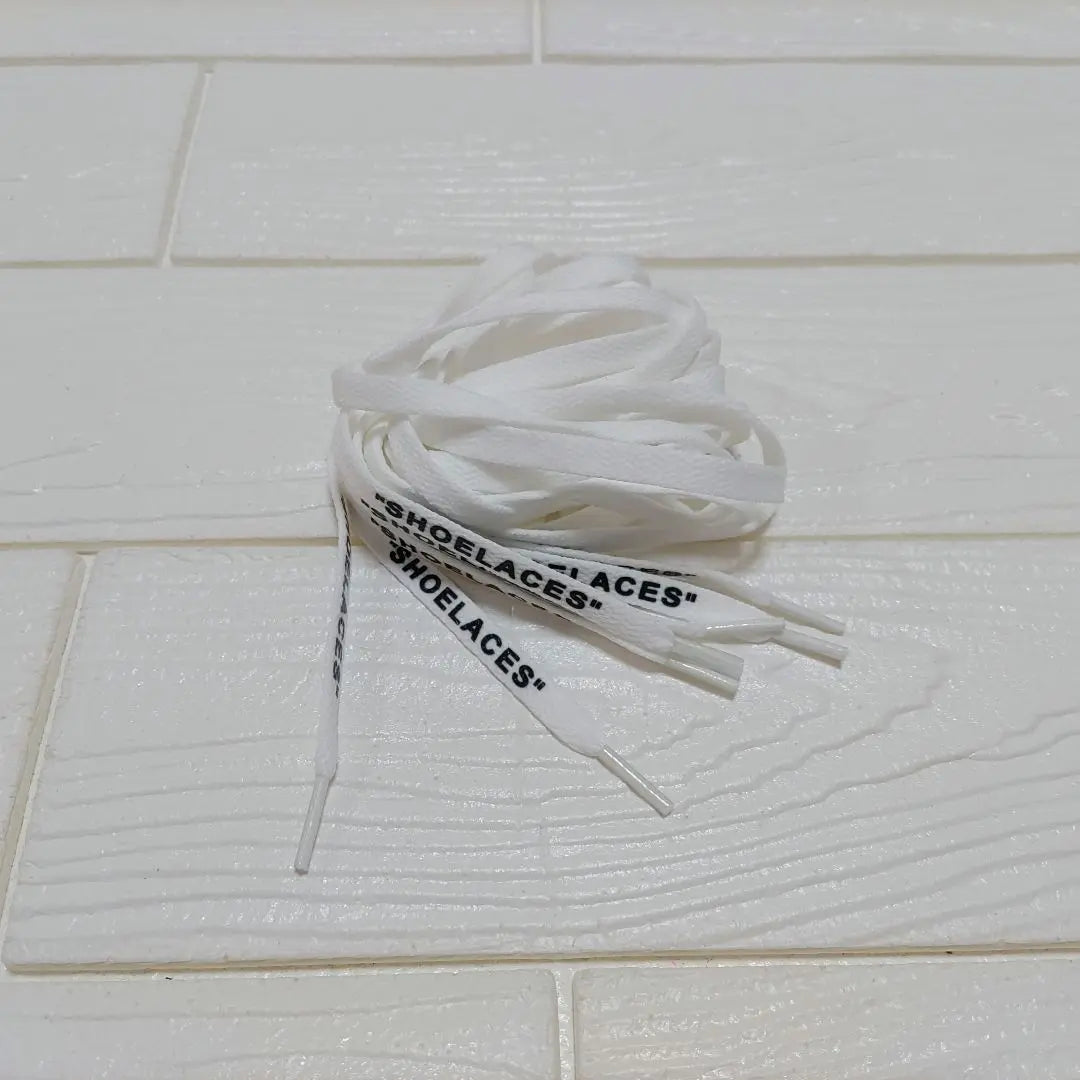 Shoelace shoelaces 120cm white shoelaces 2 pairs