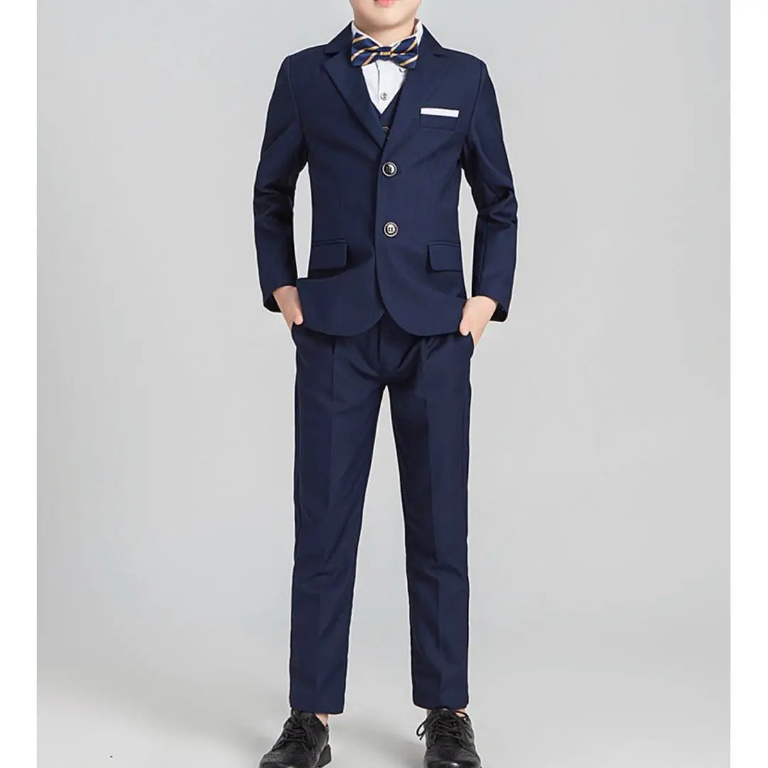 ❤️Graduation Entrance Celebration SALE❤️Boys 120 Suit Formal Navy Graduation Ceremony