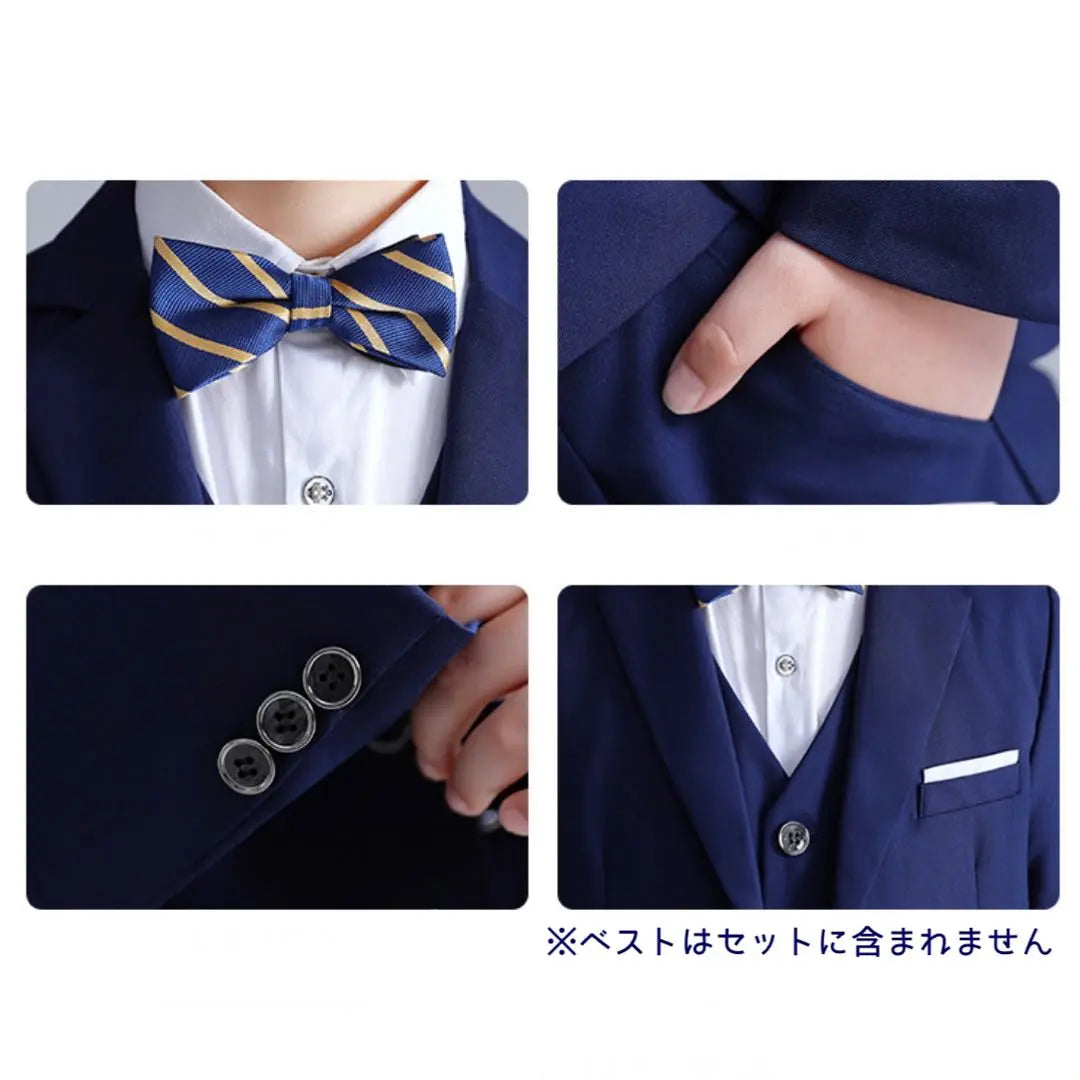 ❤️Graduation Entrance Celebration SALE❤️Boys 120 Suit Formal Navy Graduation Ceremony