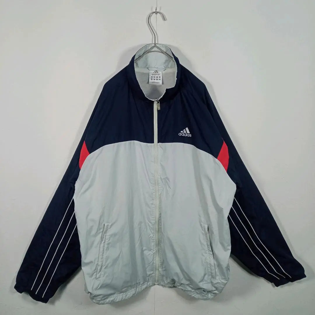 adidas nylon jacket drawcord XL