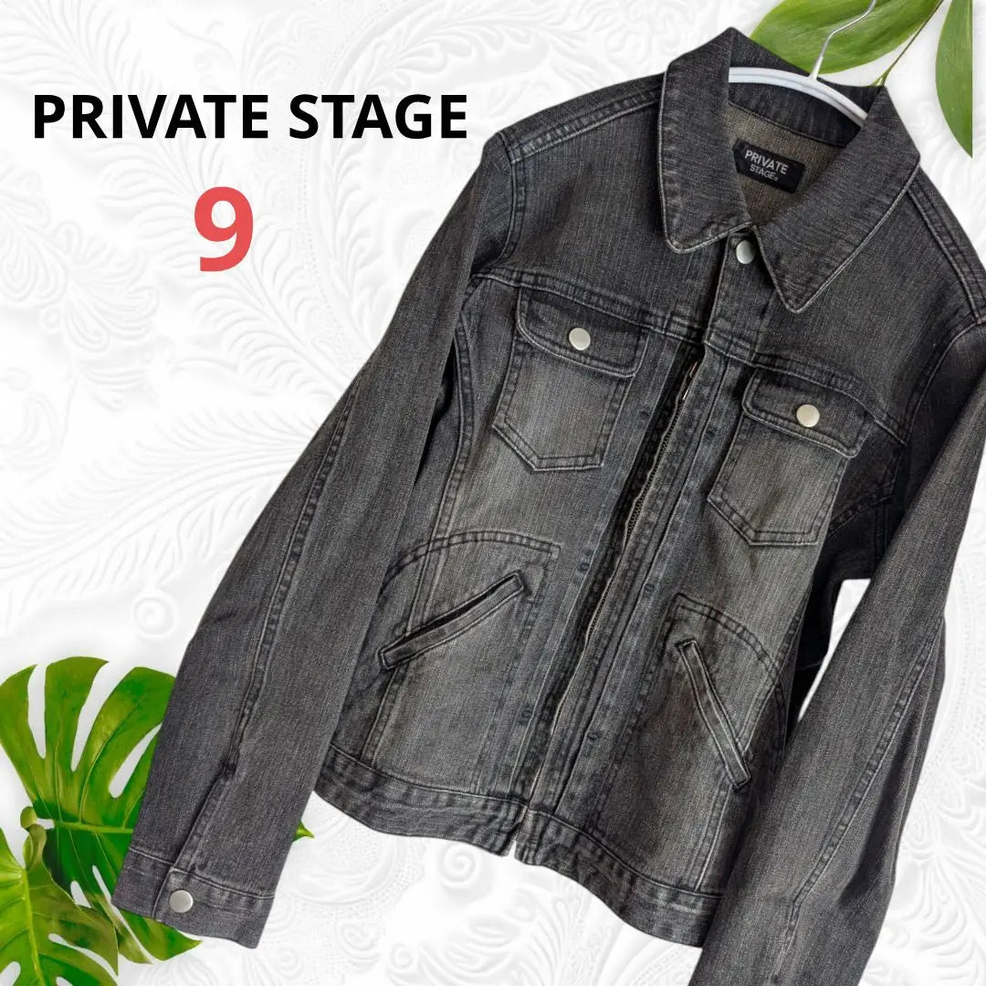 Beautiful condition [PRIVATE STAGE] Denim jacket, size M, dark gray