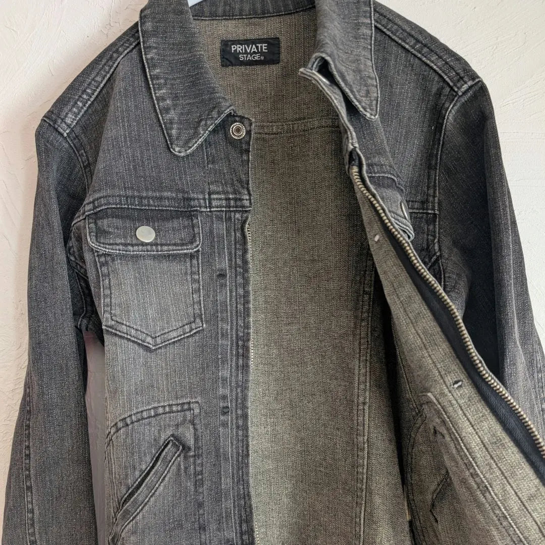 Beautiful condition [PRIVATE STAGE] Denim jacket, size M, dark gray