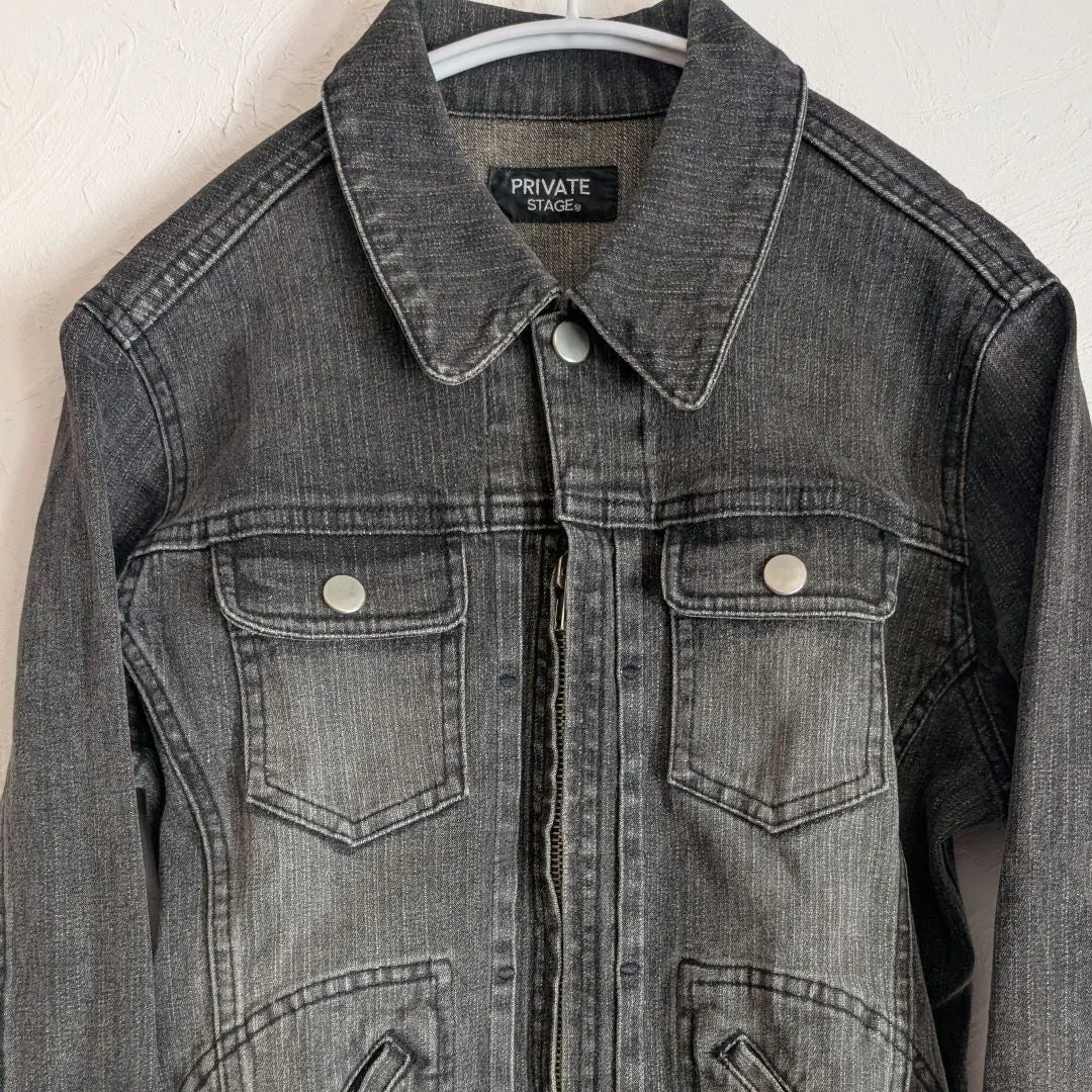 Beautiful condition [PRIVATE STAGE] Denim jacket, size M, dark gray