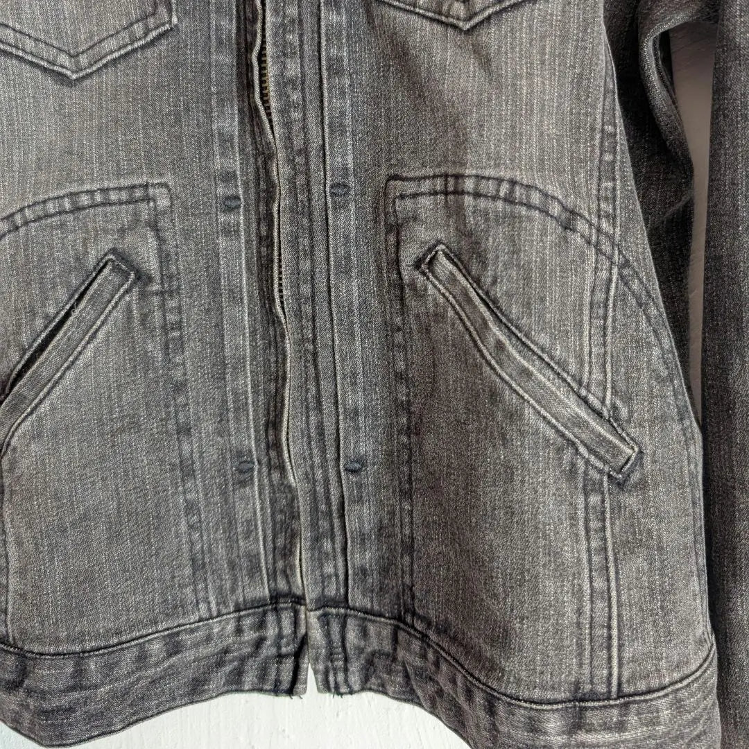 Beautiful condition [PRIVATE STAGE] Denim jacket, size M, dark gray