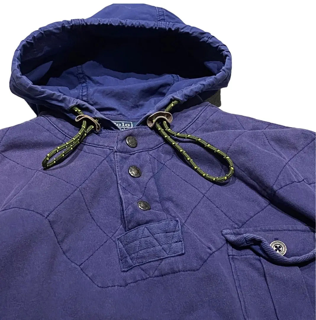 Polo Ralphlauren/Ralphlauren/Sudadera con capucha bicolor