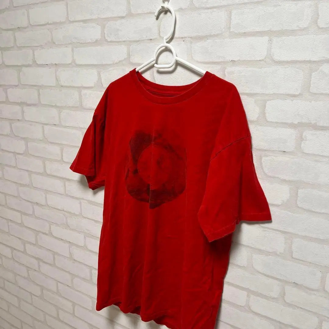 US used clothing T-shirt size L red