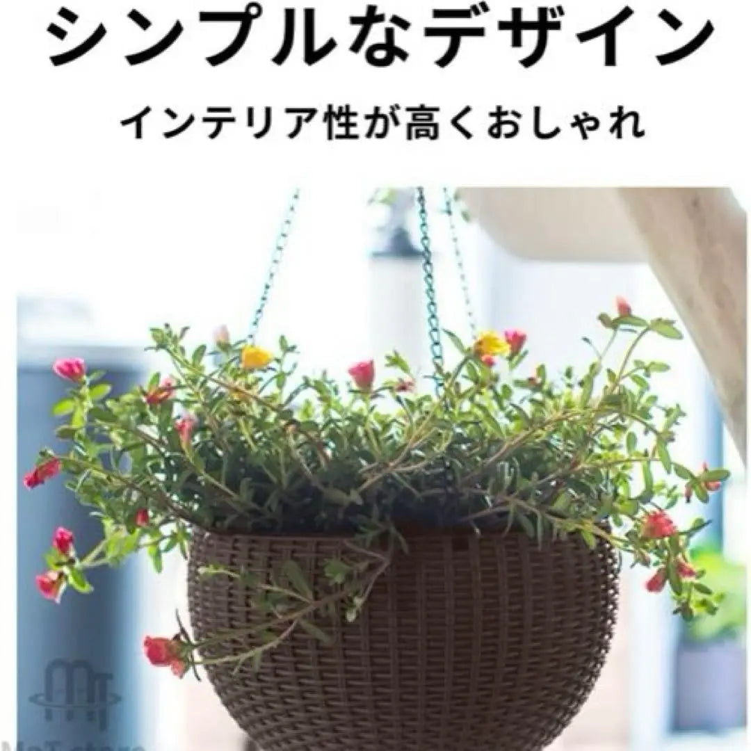 Hanging basket, houseplant, planter, pot, hanging pot, hanging, small, gray