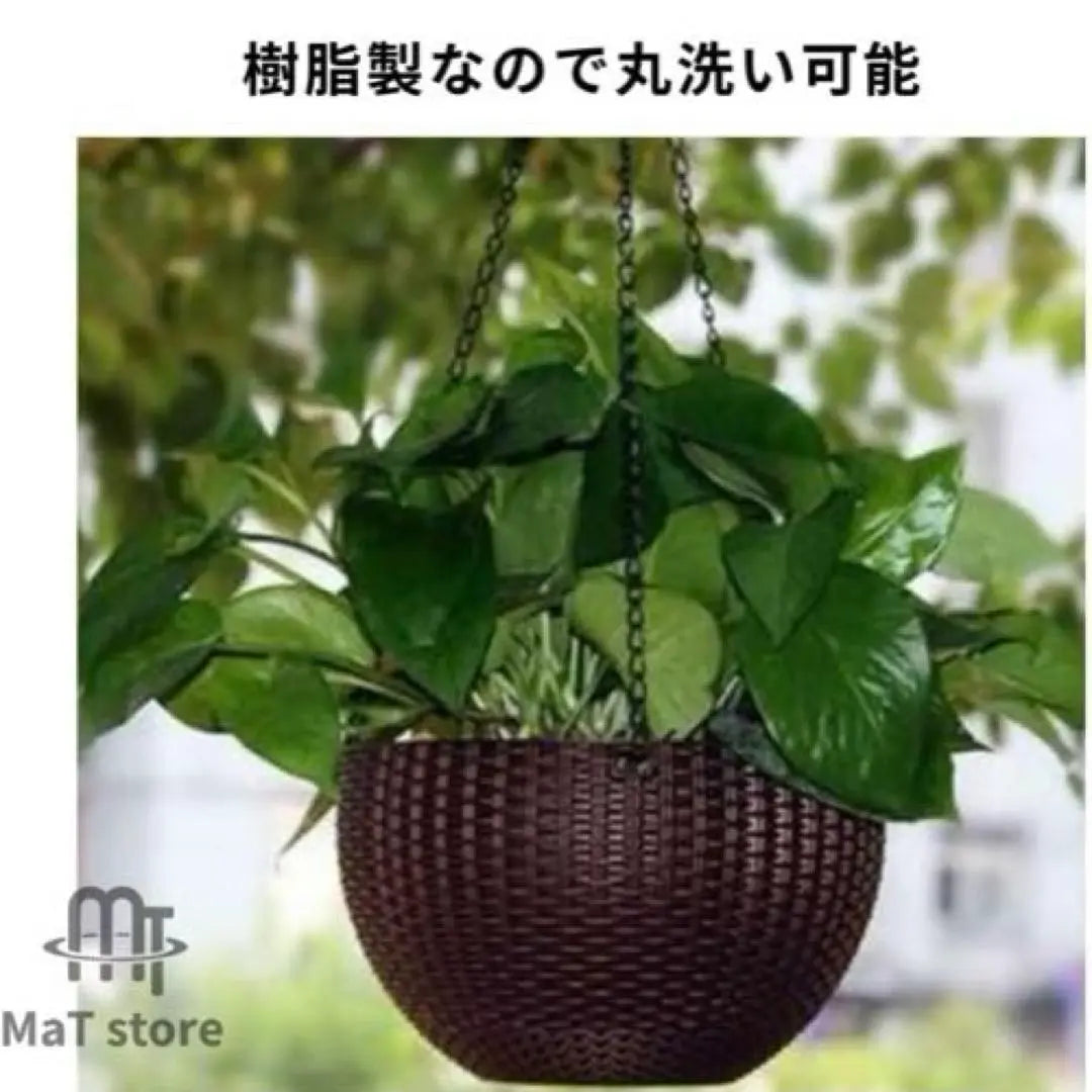 Hanging basket, houseplant, planter, pot, hanging pot, hanging, small, gray