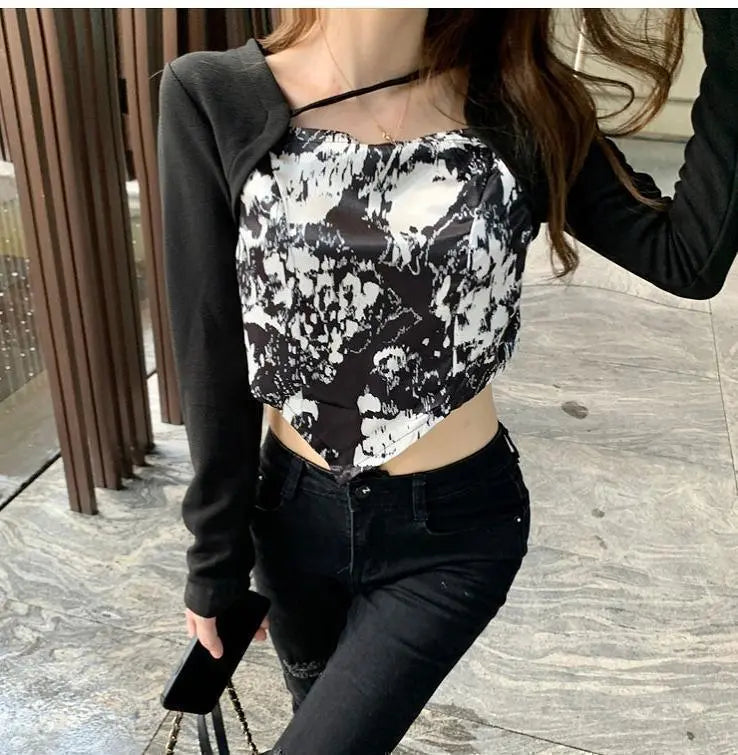 [Last 1 5XL] Large size Women's Spring/Summer Tops Long Sleeves