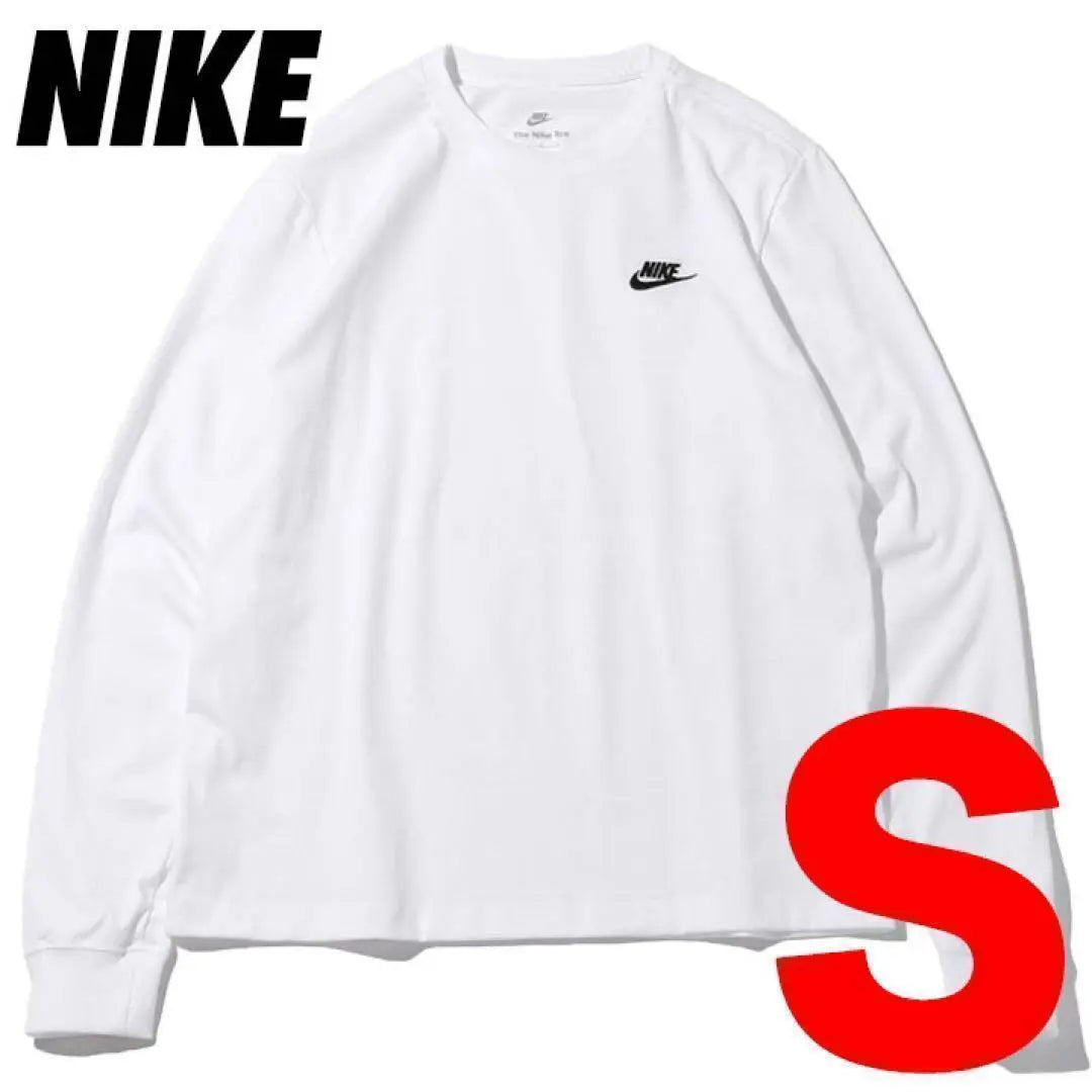 New Nike Long Sleeve T-shirt AR5194 White S