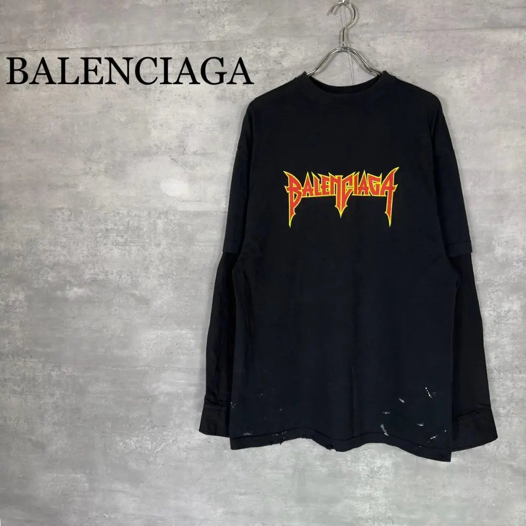 Camiseta Balenciaga (2) con acoplamiento de metal "BALENCIAGA"