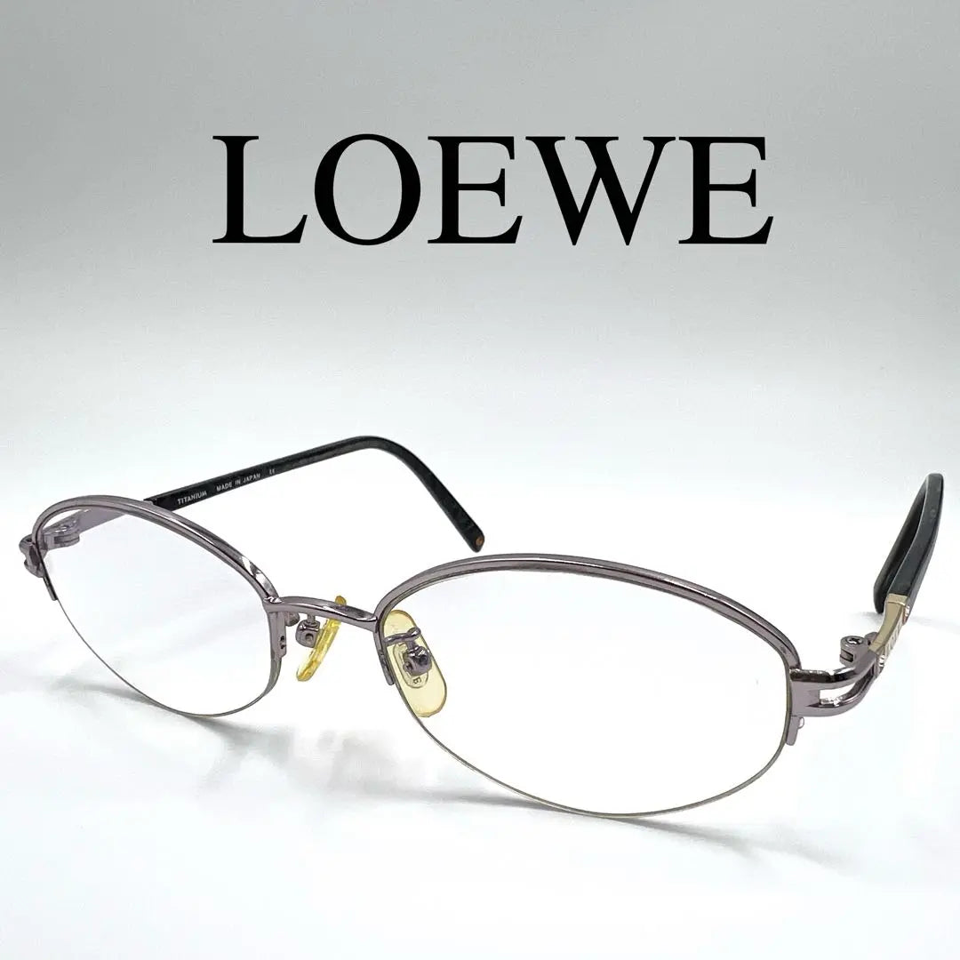 LOEWE Glasses with Prescription VLW187J Oval Half Rim